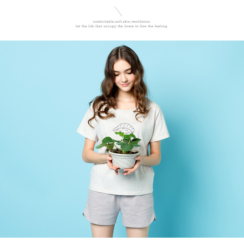 Pyjama mixte en Coton à manche courte - Ref 3005432 Image 17