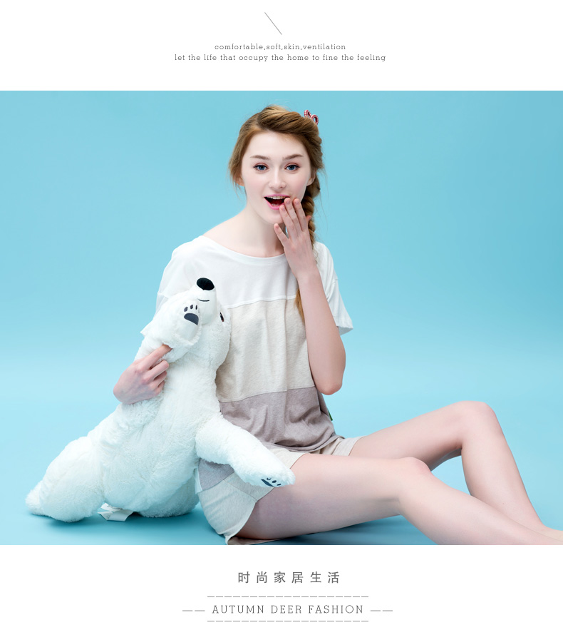 Pyjama mixte en Coton à manche courte - Ref 3005408 Image 14