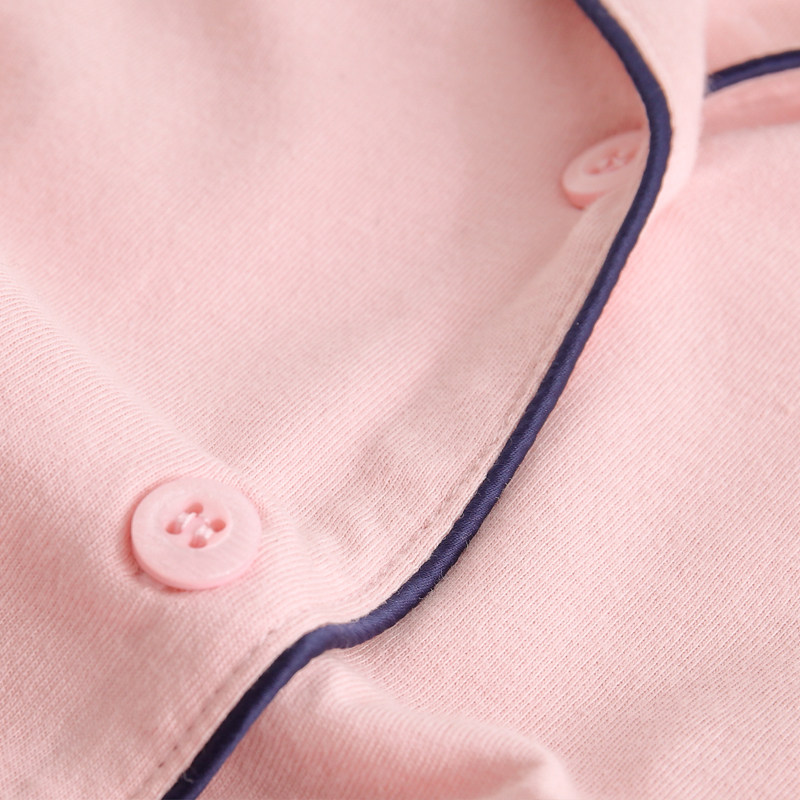 Pyjama pour femme en Coton à manches - Ref 2993695 Image 4