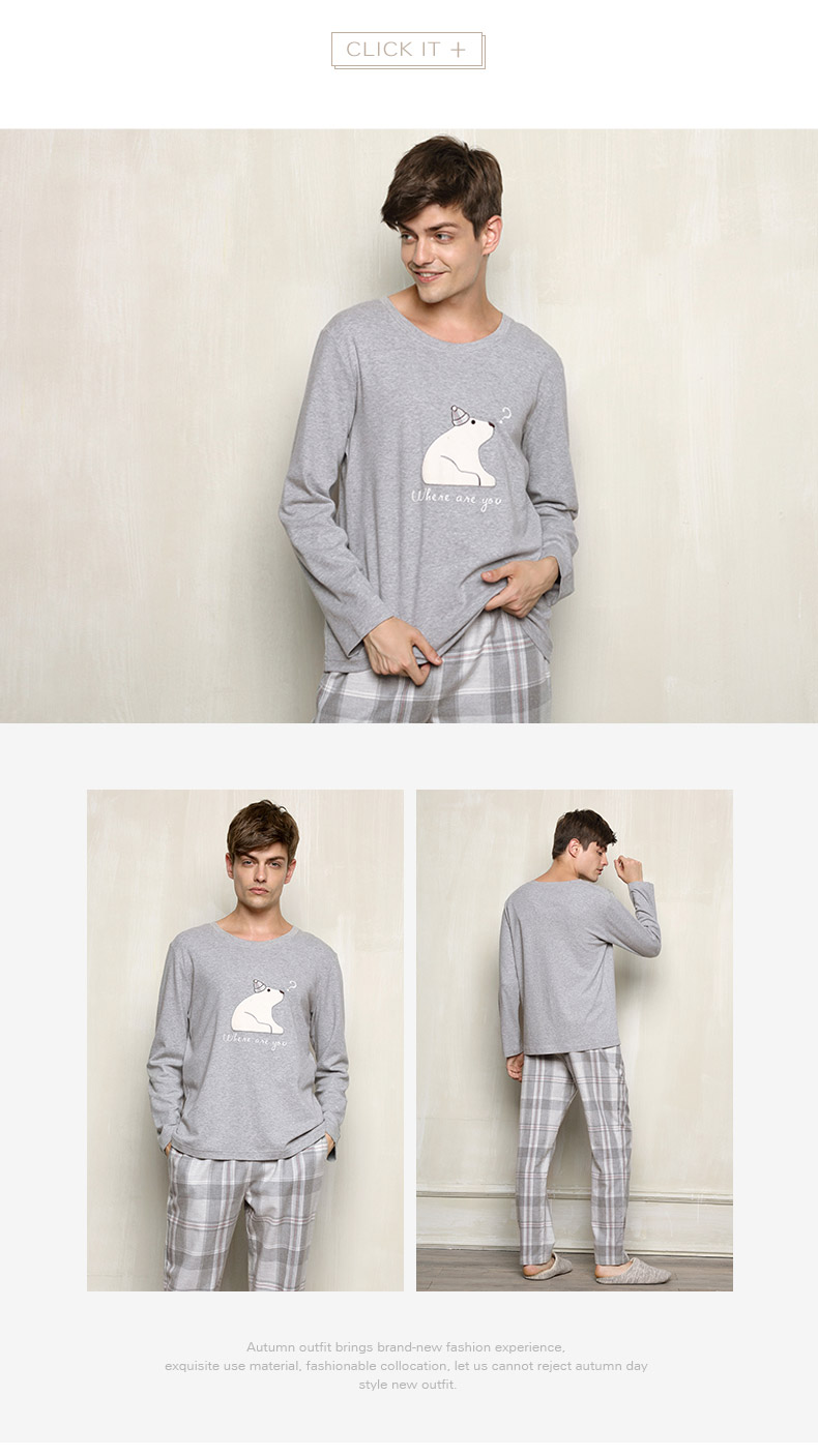 Pyjama mixte en Coton à manches longues - Ref 3005473 Image 11