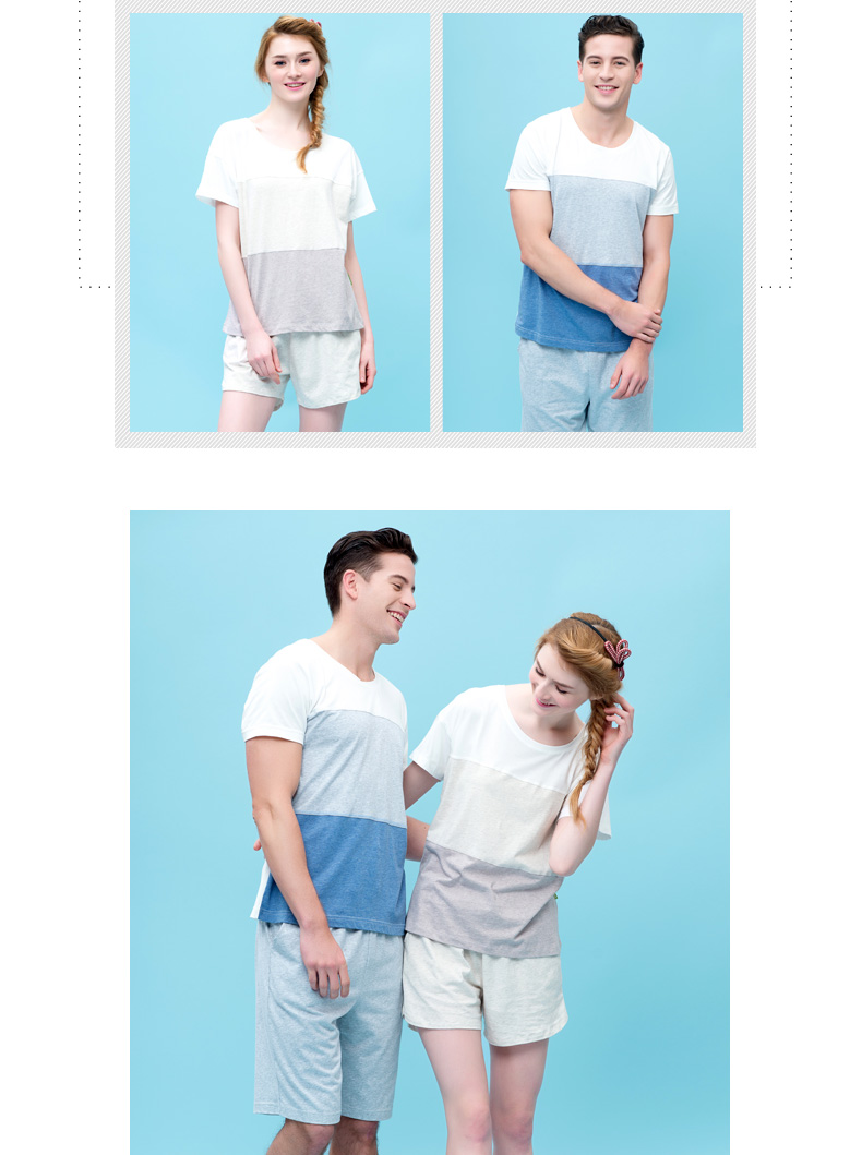 Pyjama mixte en Coton à manche courte - Ref 3005408 Image 11