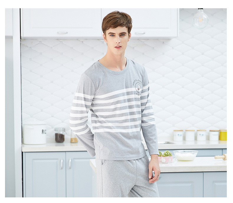 Pyjama mixte en Coton à manches longues - Ref 3005411 Image 13