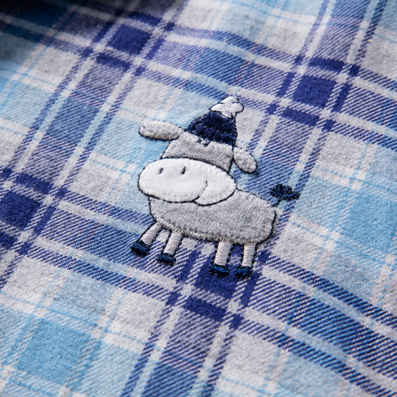 Pyjama mixte en Coton à manches longues - Ref 3005417 Image 5