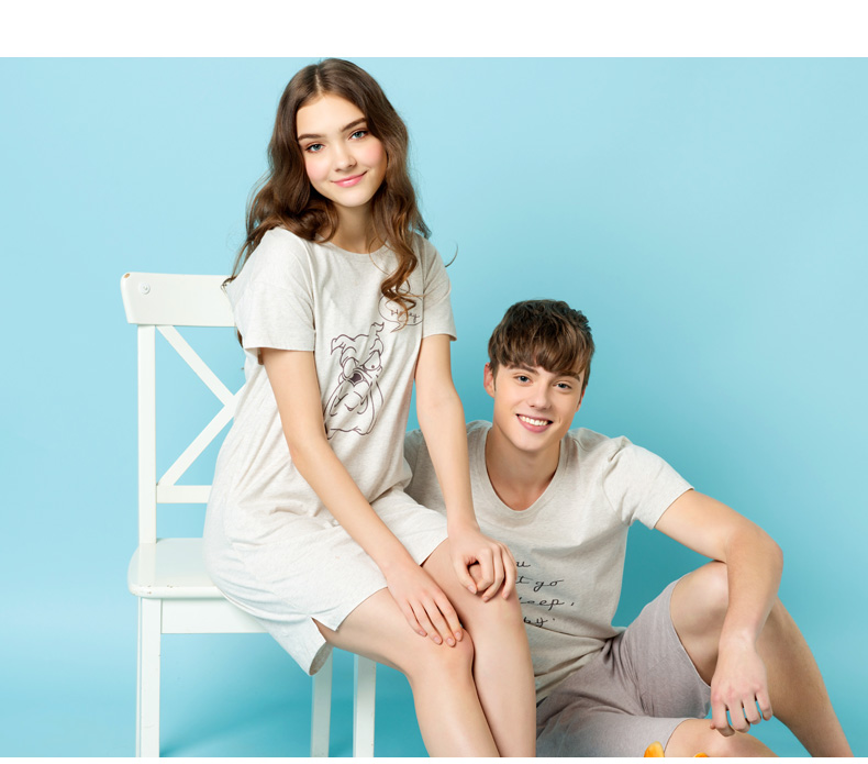 Pyjama mixte en Coton à manche courte - Ref 3005435 Image 17