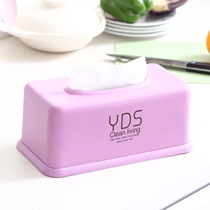 Minimalist Paper Box Cardboard Boxes Restaurant Plastic Napkins for Home Desktop tissues Box surface Plastic Living Room Plastic Paper Napkins
