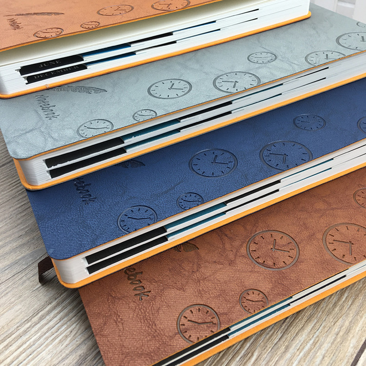With Index Classified Notepad Day Note This Thickened Hand Ledger Creative Business Office Refined Notebook College Students
