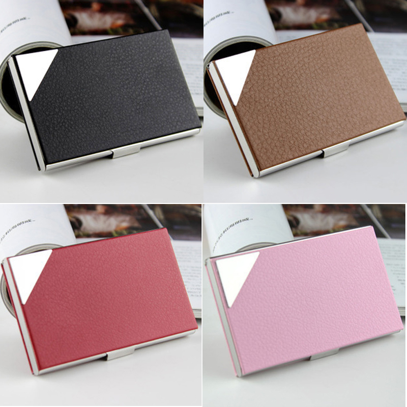 Stainless Steel Name Sheet Clip Fashion Carry-on Business High-end Card Containing Box Large Capacity Refined Convenient Name Sheet Box