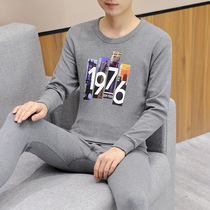 Teen autumn sweater thin high school students all cotton sweater autumn and winter pure cotton soil warm underwear suit