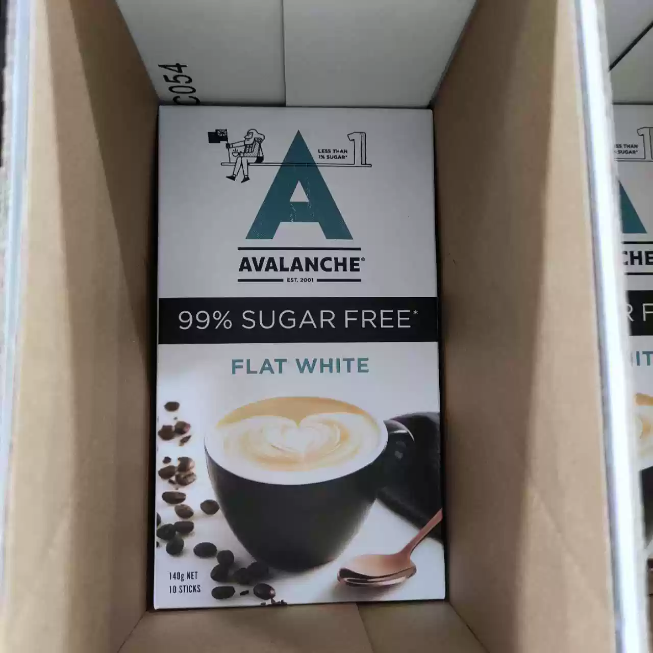 AVALANCHE無糖拿鐵140克歐式咖啡條包紐西蘭直郵品質