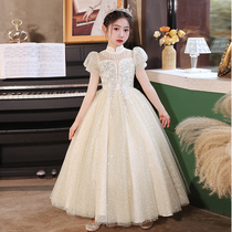 Pianos pour enfants Extravaganza de la Princesse Extravaganza Pour Walking Show Girl Birthday Girl Host Wedding Dress Dress Dress