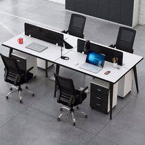 Shanghai office furniture Office desk Staff desk Multi-person staff table and chair combination Company office desk