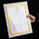 Магнитный сертификат коробка сплошной древесина авторизованная каркас монтажа с медалью висят A4 Лицензия на бумажную раму лицензии.