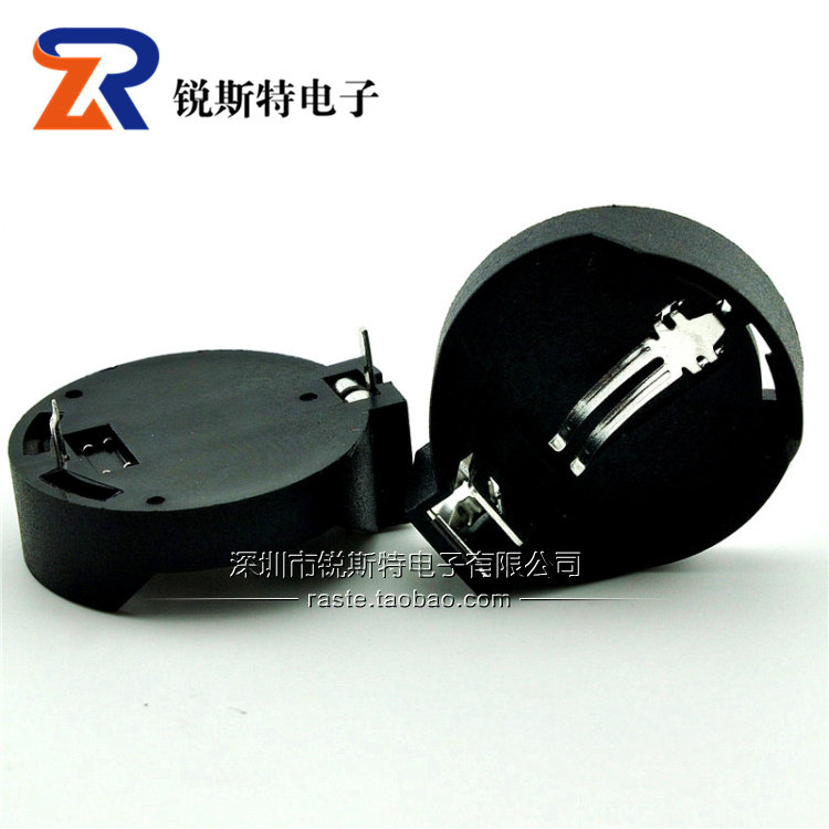 CR2032 battery holder 3V button battery base with spring sheet CR2025 general