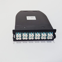 MPO-LC pre-terminated module box high density fiber optic distribution frame 1U data center room fast connection 96-core 288