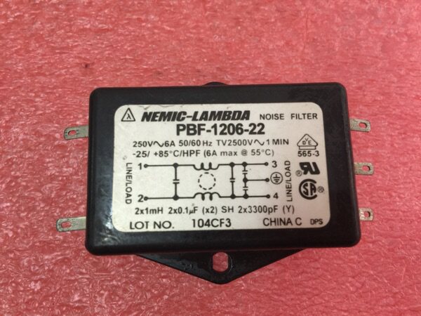 NEMIC-LAMBDA power filter PBF--1206-22