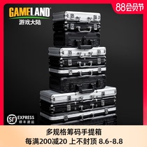 Game continental chip box 2003005001000 yards Texas Holdem storage box portable German flutter aluminum box