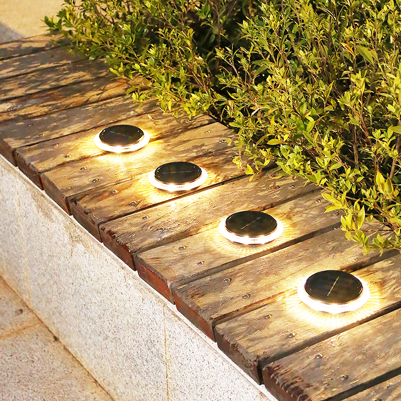 Solar Outdoor Lamp Villa Patio Wall Lamp Garden Waterproofing Steps Decorative steps Decorative Yard with lawn buried light