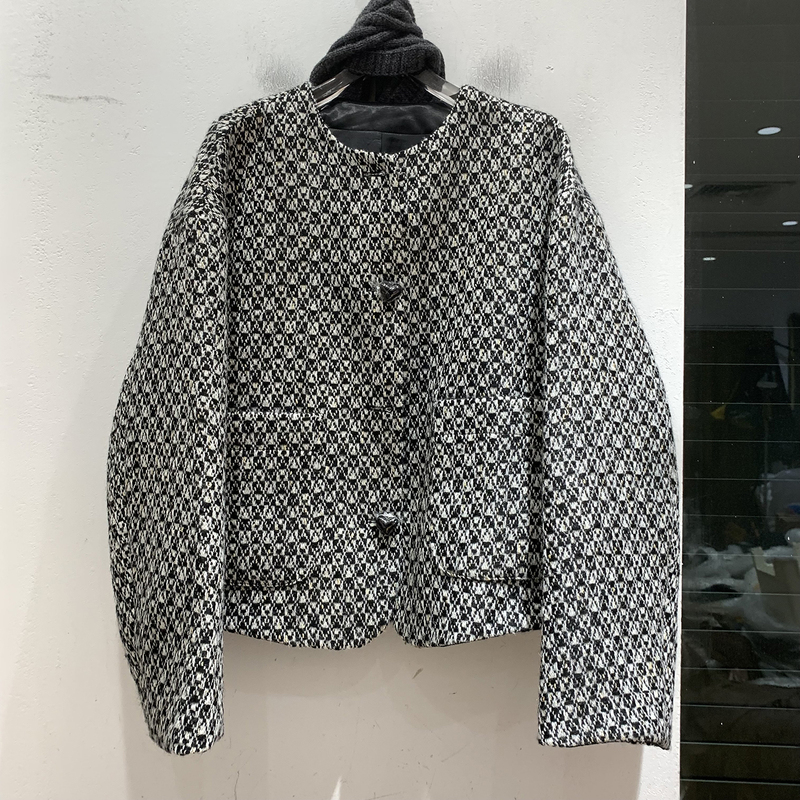 European-Style Boutique Real Shot of Autumn Women's Jacket 2026 New Loose Round-Neck Single-Breasted Versatile Women's Casual Jacket European-Style Boutique Real Shot of Autumn Women's Jacket 2026 New Loose Round-Neck Single-Breasted Versatile Women's Casual Jacket