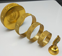 12cm Upgrade Seamless Pure Copper Eight Auspicious Manzapan Xiuman Zaman Tea Rosso Djkenbu Design