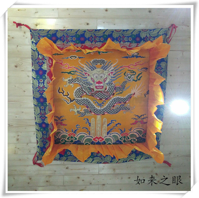 1 meter square Huanglong Baogai Baoding Huagai Tibetan Buddhist Buddhist Hall Supplies Decorative Buddhist Craft Gifts Decoration