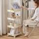 Storage rack Multi-functional living room, kitchen and bedroom storage top can be placed with flat panel easel large capacity small cart