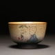 Kung Fu Tea Cup Master Cup Cup trà lớn Zen Antique Little Monk Hand Painted Tea Set Tea Cup Cup Cup Cup - Trà sứ