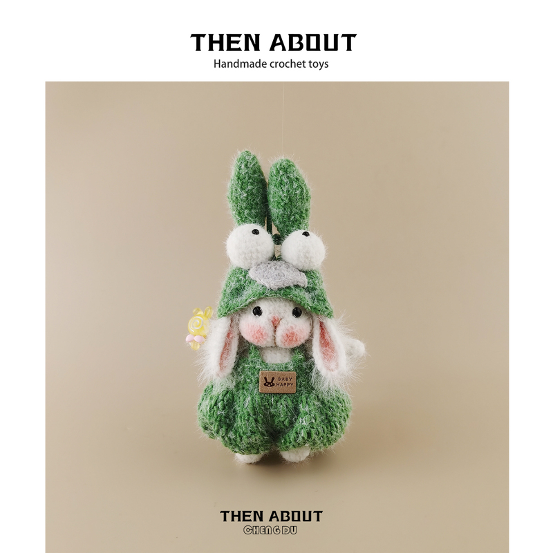 Thenabout Cute Googly-Eyed Rabbit Candy Rabbit Plush Toy Doll Bag Pendant Backpack Decoration Keychain Gift Thenabout Cute Googly-Eyed Rabbit Candy Rabbit Plush Toy Doll Bag Pendant Backpack Decoration Keychain Gift