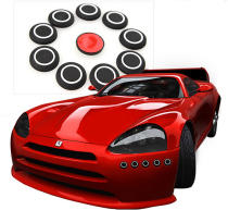 Car anti-collision anti-scratch strip Body anti-collision trim Door anti-scratch decorative stickers Small dot anti-collision stickers supplies