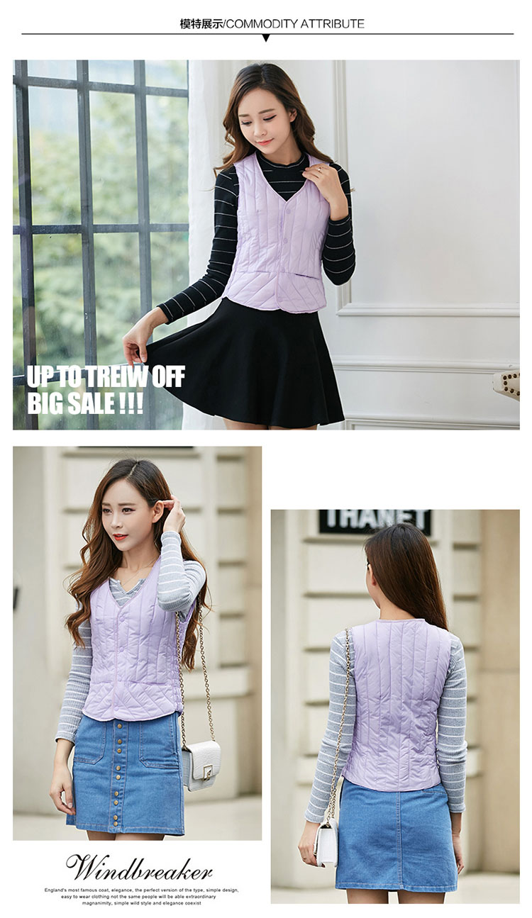 2018 xuống áo cotton nữ mùa thu và áo khoác cotton ngắn đoạn bên trong và bên ngoài mặc một chiếc áo khoác cotton nhỏ bó sát vest nhiệt bó sát đáy áo kiểu trung niên