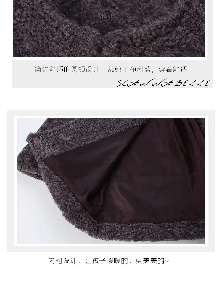 Manteau pour fille SC.ANNABELLE en laine - Ref 2162125 Image 19
