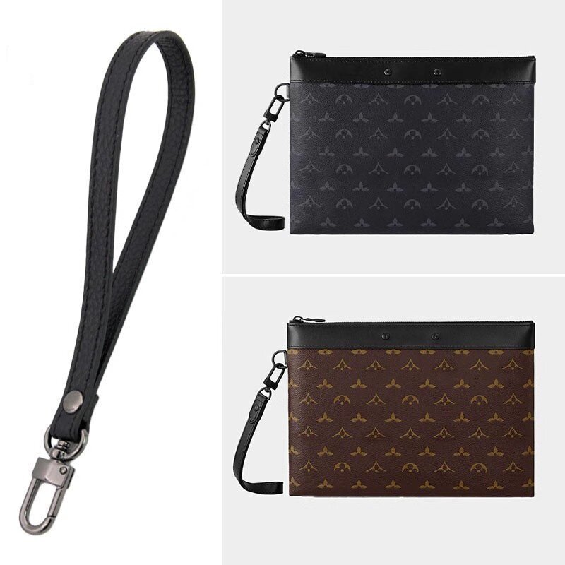 Suitable for Lv Bags, Clutch Bags, Wrist Straps, Modified Genuine Leather Bag Straps, Accessories for Men and Women, Hand Straps, Handbag Straps