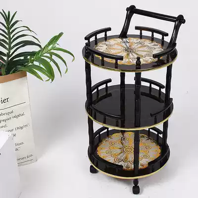 High-end delivery snacks Snacks cake tea truck wine cart mobile living room bedroom storage storage rack