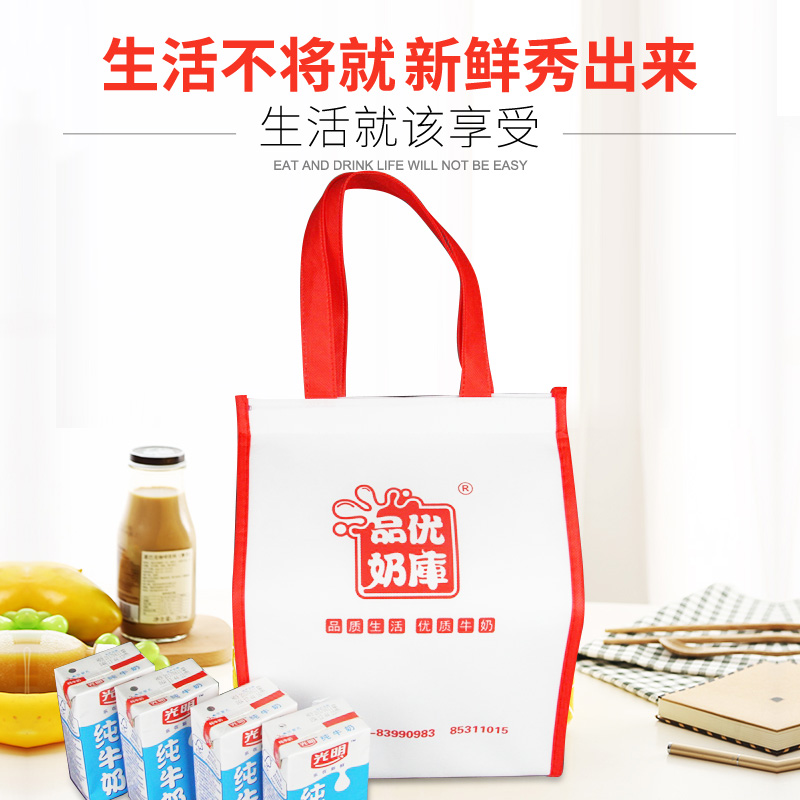 Set as a steak insulation bag yoghurt ice-cream insulated bag Moon Cake Ice Leather Insulation Bag Magic Stick closure