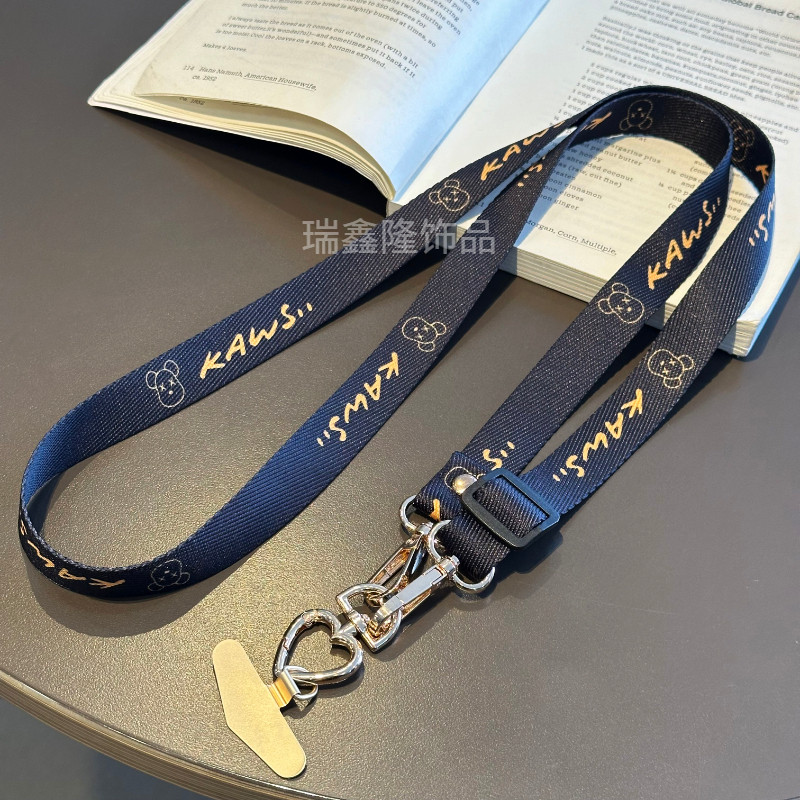 Violent Bear Phone Lanyard Crossbody Strap, Detachable and Adjustable, Personalized Women's Strap
