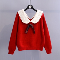 Net red little frescoed sweet and beautiful set of sweater 2021 autumn and winter new Korean version Lazy Breeze Polenta hooded sweatshirt