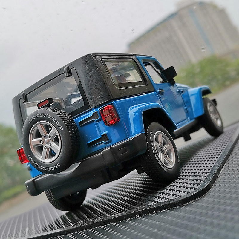 Mu Jeep horse car ornaments trend creative line car accessories alloy model car supplies Tide brand