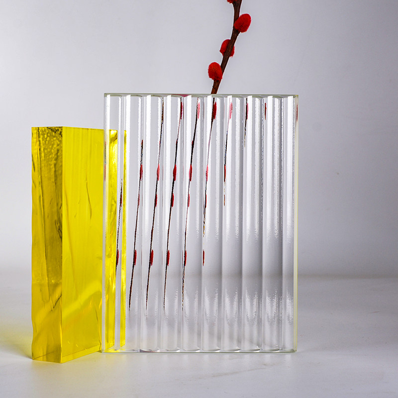 Super White Changhong glass partition custom tempered living room entrance screen shower room one word dry and wet separation wire