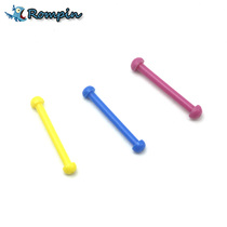 A pack of 30 new round head nano plastic lead leather seat roll lead seat fishing does not hurt the line fishing sports accessories