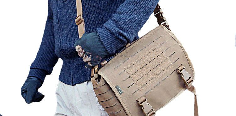 Laser molle commuter Tactical messenger bag Shoulder 14 inch computer bag Tactical messenger bag