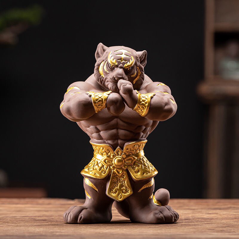 Purple Sand Big Tiger Tea Darling Swing Piece Boutique Creative Animal Tiger Year Mascot Home Living Room Decoration Handiwork-Taobao
