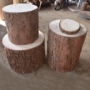 Cọc gỗ cọc gỗ cọc gỗ thông gỗ khối gỗ khắc gốc phân lớn cơ sở ván gỗ nhỏ trụ gỗ cây trụ hoa đứng - Các món ăn khao khát gốc bàn ghế gốc cây rẻ