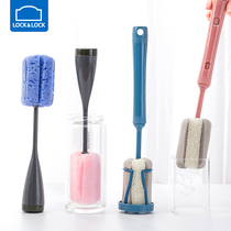 Music buckle Cup brush retractable wash cup long handle Sponge water Cup cleaning brush multifunctional bottle brush to remove tea stains