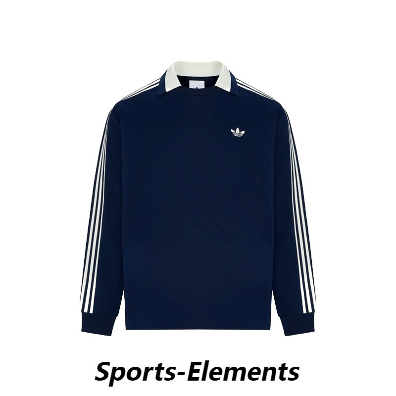 Adidas Adidas Trefoil 2026 Autumn Men's Sports and Leisure Long Sleeve T-Shirt Kz0489 Kz0490