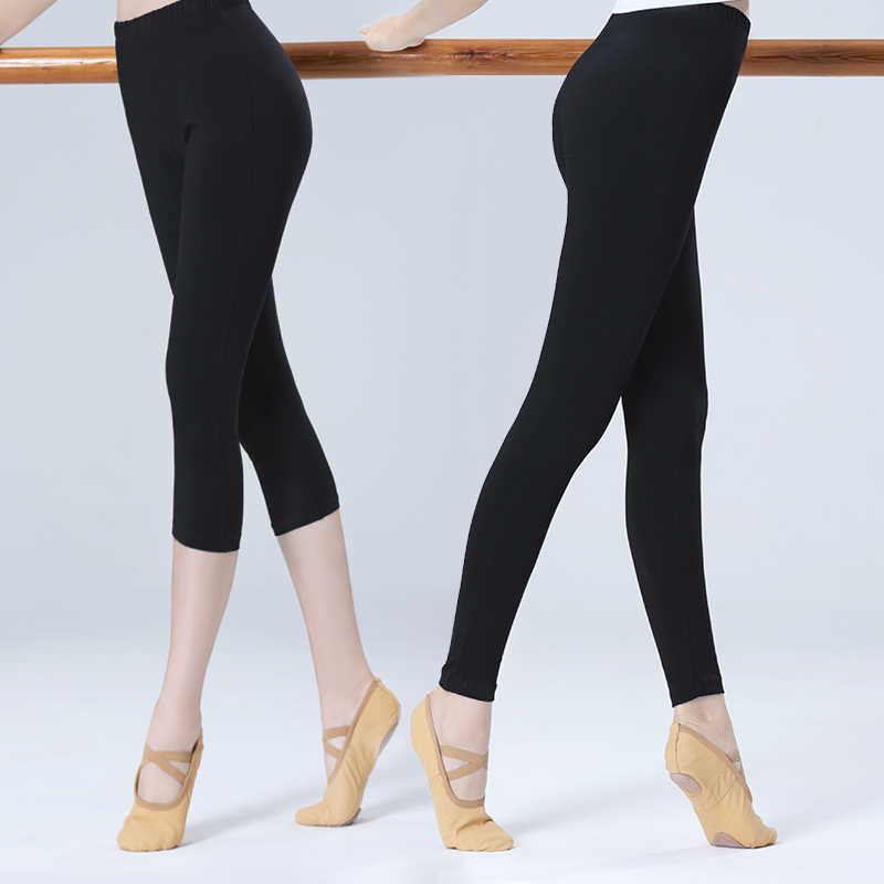Dance Pants Practice Clothes for Women Adult Ballet Outfit Capri Pants Nine-Point Pants Leggings Summer Base Layer Pants Dance Ballet Pants