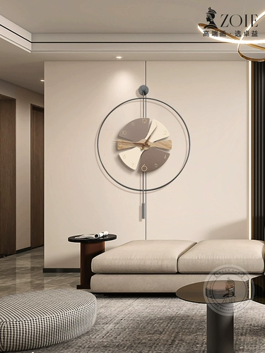 Современные настенные креативные часы, изысканный стиль, простой и элегантный дизайн