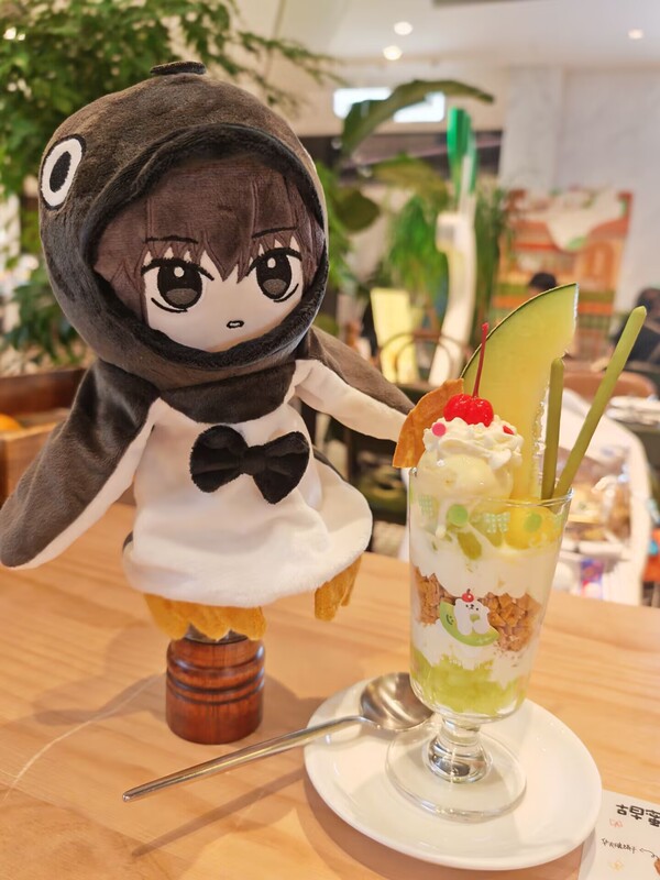 Magical Girl Night Kyoujurouji Yuzuriha Fan-Made Penguin Hand Puppet [in Stock] Free Qiu Robin Doll