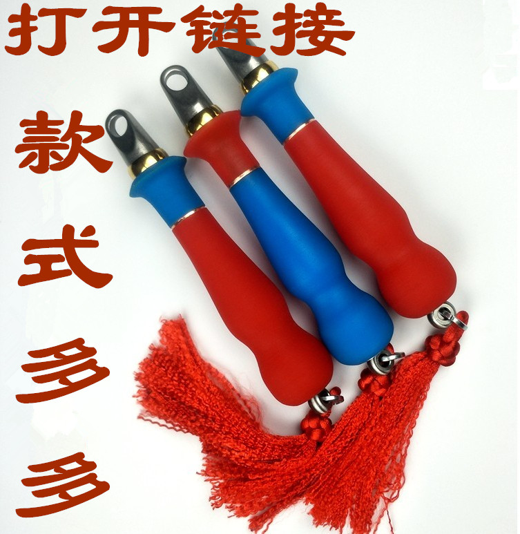 Whip handle Unicorn whip accessories Beef tendon fixed bearing Stainless steel whip nut whip Fitness whip handle A variety of soft handles