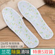 Deodorant insoles for men and women in winter, warm, breathable, sweat-absorbing, deodorizing and fragrant insoles, thickened soft-soled shock-absorbing sports insoles