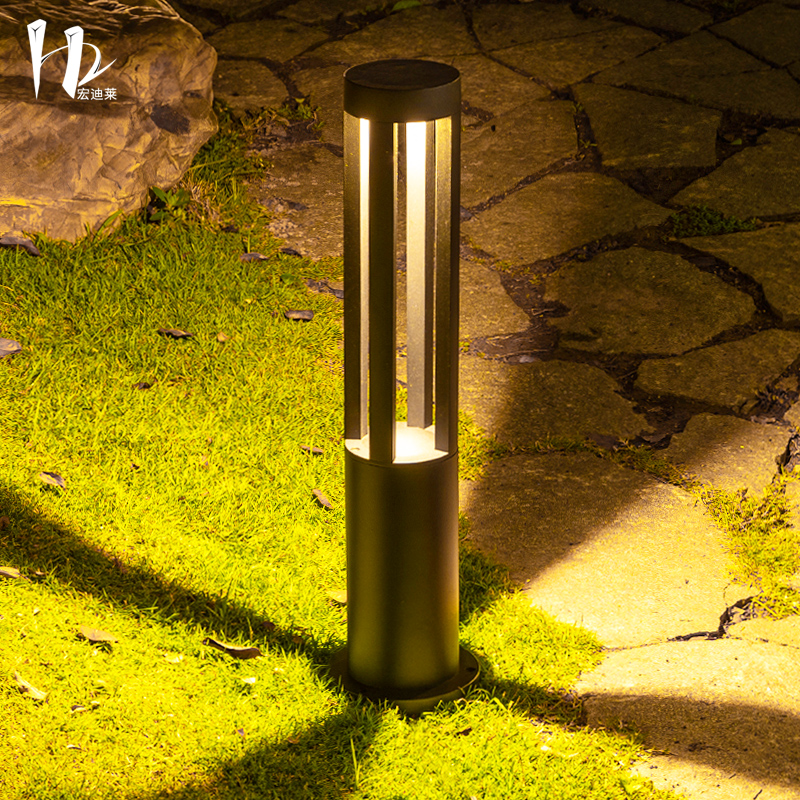 Hongdilai solar lawn light outdoor waterproof villa garden light community garden home ground plug-in grass buried light