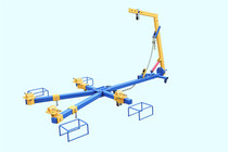 Simple car girder correction instrument body platform plastic repair frame Ou Baiwo thickened after the whole field